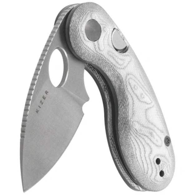 Kizer Microbe saliekams nazis Aluminum Foil G10 Satin 14C28N (V2742A11)