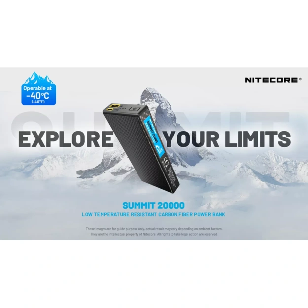 Nitecore SUMMIT 20000 Low Temperature Power Bank