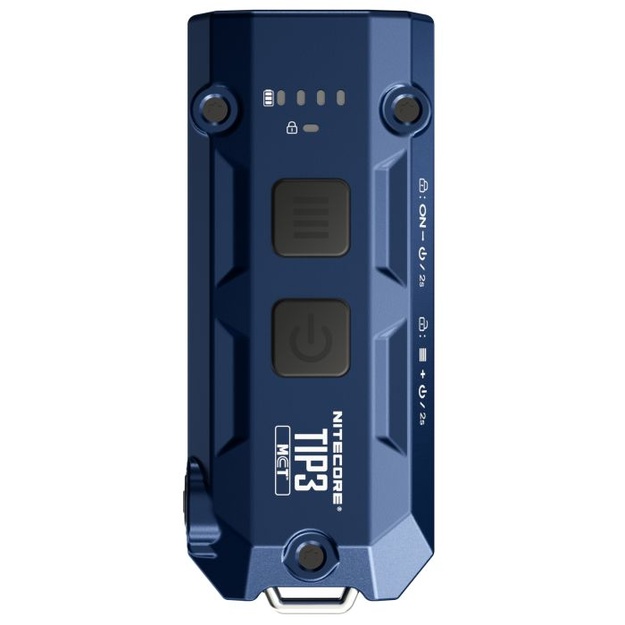 Nitecore TIP3 kabatas lukturītis ar MCT UHE LED (720 lm), zils
