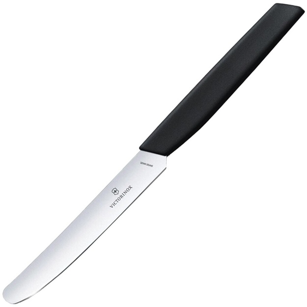 Кухонный нож Victorinox Swiss Modern, черный, 11 см, 6.9003.11