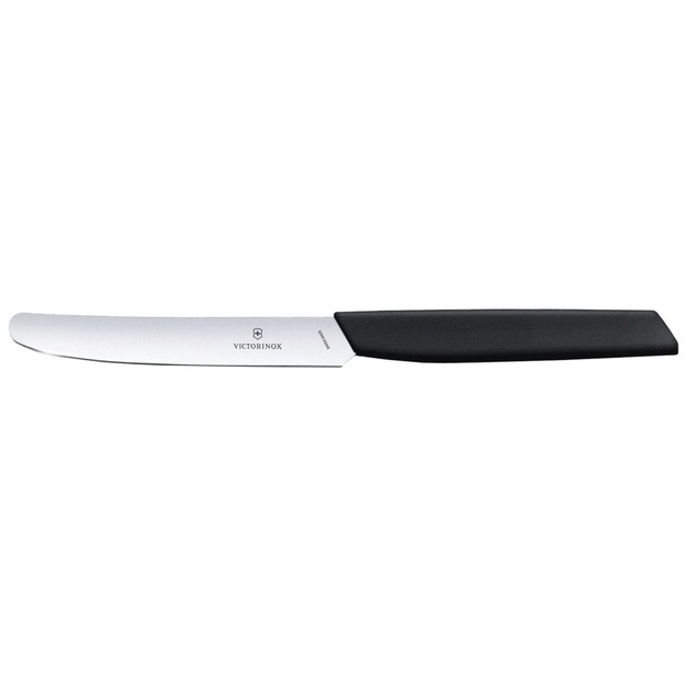 Кухонный нож Victorinox Swiss Modern, черный, 11 см, 6.9003.11
