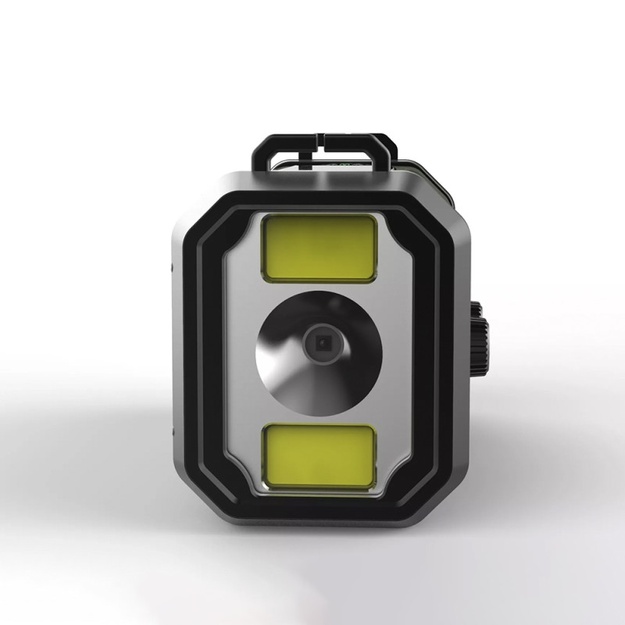 Avārijas radio ar Powerbank 10 000 mAh Sarkans