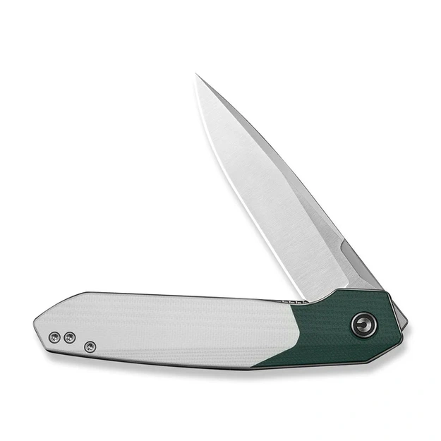 Saliekamais nazis Civivi Brr15 Light Teal Green / White G10, Satin Nitro-V (C25063-4)