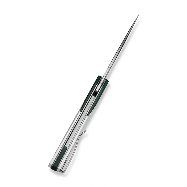 Saliekamais nazis Civivi Brr15 Light Teal Green / White G10, Satin Nitro-V (C25063-4)