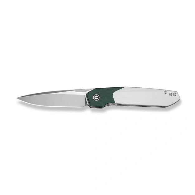 Saliekamais nazis Civivi Brr15 Light Teal Green / White G10, Satin Nitro-V (C25063-4)