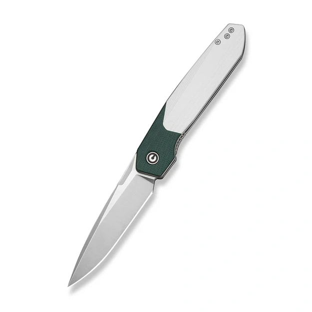 Saliekamais nazis Civivi Brr15 Light Teal Green / White G10, Satin Nitro-V (C25063-4)