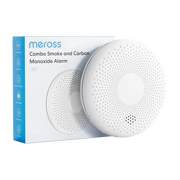 Meross CS11-EU smoke and carbon monoxide detector