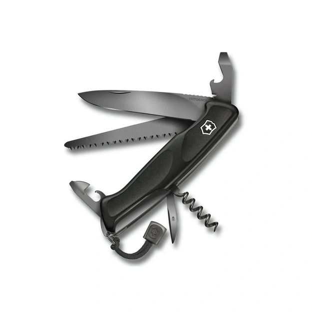 Victorinox Ranger Grip 55 Onyx kabatas nazis, melns, 0.9563.C31P